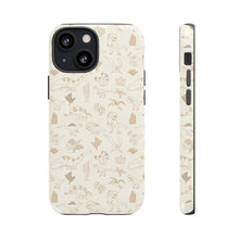 Load image into Gallery viewer, VINTAGE DINOSAURS // Cream &amp; Peach // Dual-Layer Case //