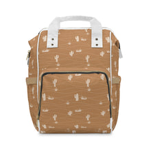 Load image into Gallery viewer, CACTUS HILLS // Rusty Orange // Diaper Backpack //