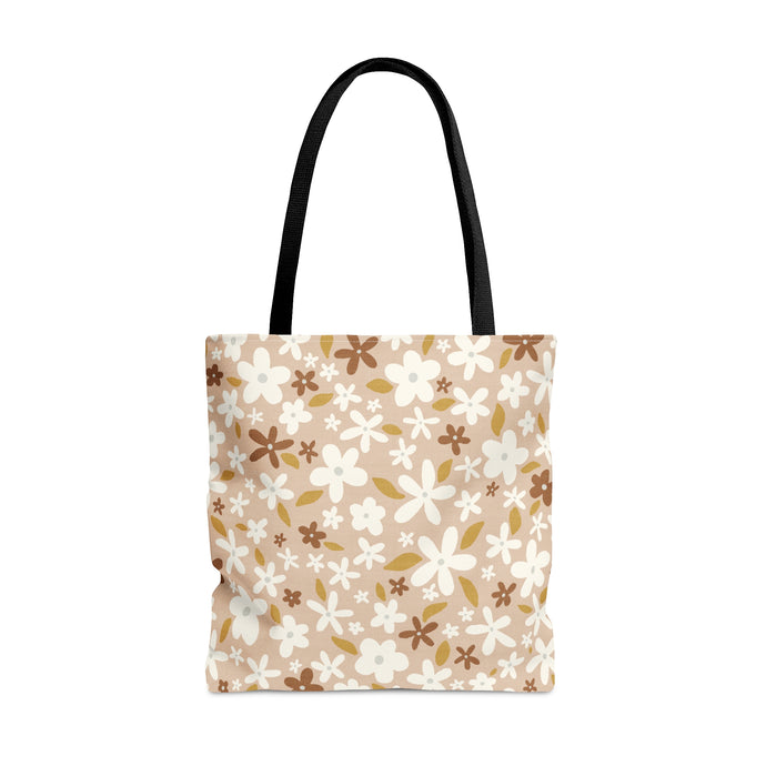 DITSY FLORAL // Peach & Rust // Tote Bag //