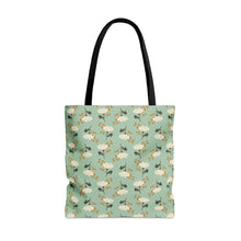 Load image into Gallery viewer, FLORAL FALLS // Mint Green // Tote Bag //