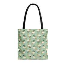 Load image into Gallery viewer, FLORAL FALLS // Mint Green // Tote Bag //