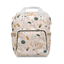 Load image into Gallery viewer, WOODLAND FLORAL // Persian Pink // Diaper Backpack //