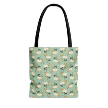 Load image into Gallery viewer, FLORAL FALLS // Mint Green // Tote Bag //