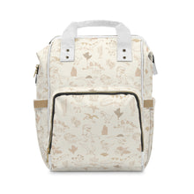 Load image into Gallery viewer, VINTAGE DINOSAURS // Cream &amp; Peach // Diaper Backpack //