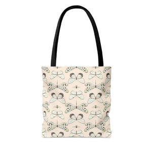 FLYING INSECTS // Peach // Tote Bag //