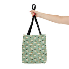 Load image into Gallery viewer, FLORAL FALLS // Mint Green // Tote Bag //