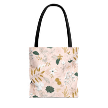 Load image into Gallery viewer, WOODLAND FLORAL // Persian Pink // Tote Bag //