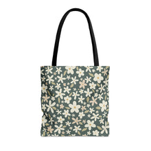 Load image into Gallery viewer, DITSY FLORAL // Dark Teal Blue // Tote Bag //