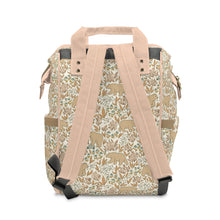 Load image into Gallery viewer, Native Bears // Tan &amp; Peachy Pink // Diaper Backpack //