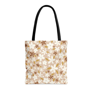 DITSY FLORAL // Peach & Rust // Tote Bag //