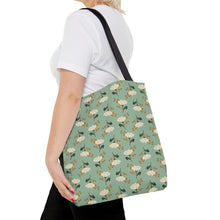 Load image into Gallery viewer, FLORAL FALLS // Mint Green // Tote Bag //