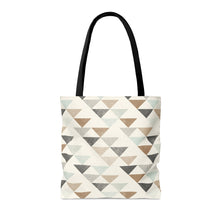 Load image into Gallery viewer, SOUTHWEST MOUNTAIN TRIANGLES // Grey-Blue, Rust &amp; Charcoal // Tote Bag //
