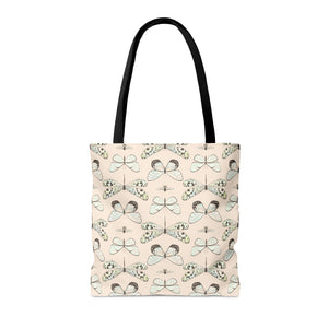 FLYING INSECTS // Peach // Tote Bag //