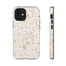Load image into Gallery viewer, BUTTERFLY RAINBOW FLORAL // Peachy Pink // Dual-Layer Case //