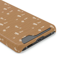 Load image into Gallery viewer, CACTUS HILLS // Rusty Orange // 1-Card Wallet Case //