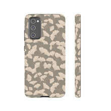 Load image into Gallery viewer, GINGKO LEAVES // Grey &amp; Peach // Dual-Layer Case //