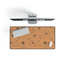 Load image into Gallery viewer, BOHO OUTLINED FLOWERS // Rust // Desk Mat //