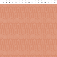 Load image into Gallery viewer, Boho Alternating Rainbows in Salmon