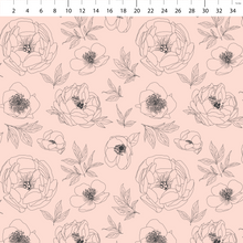 Load image into Gallery viewer, Boho Outlined Flowers in Pink
