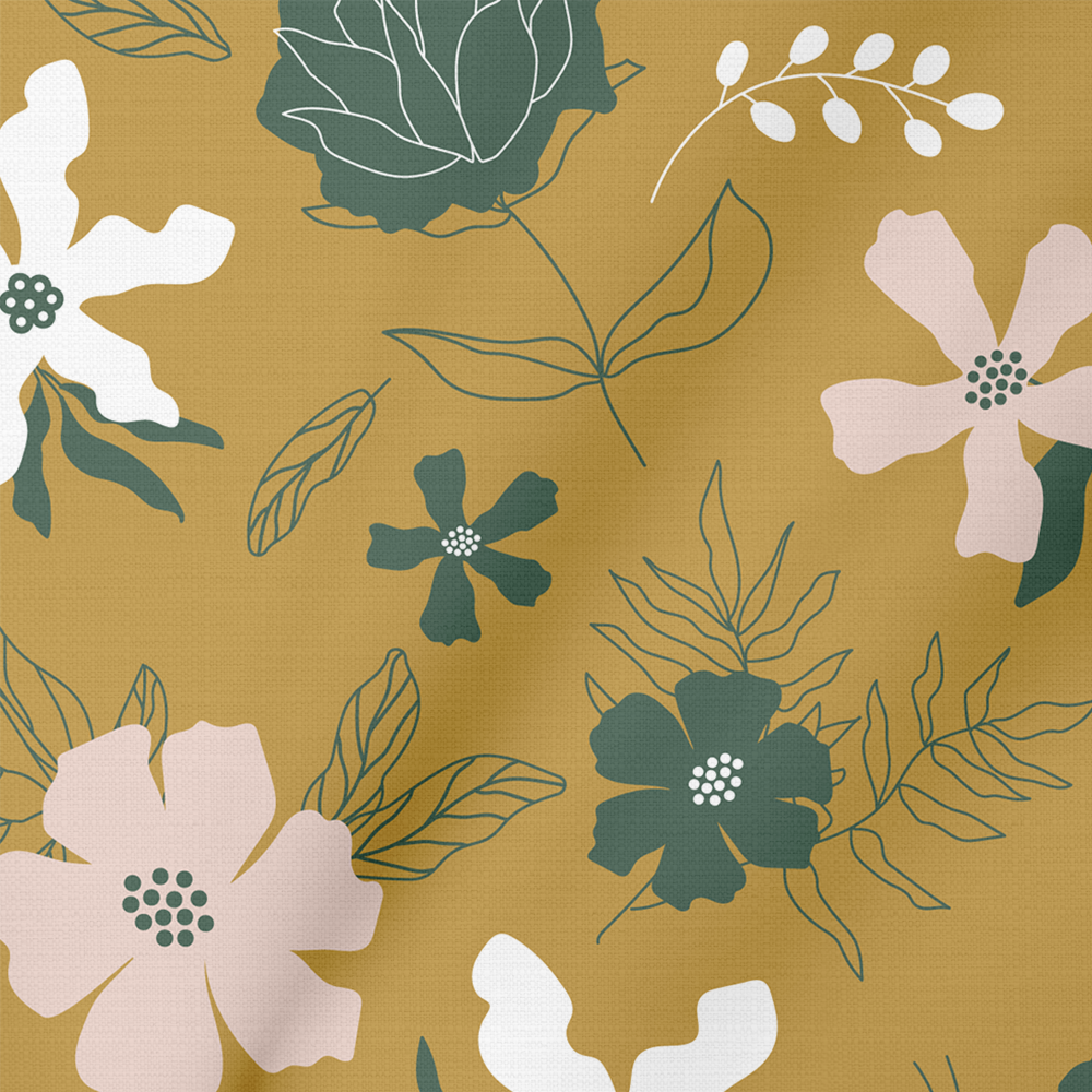 In Bloom in Antique Gold