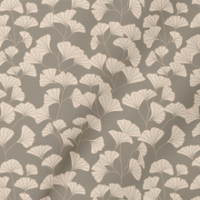 Load image into Gallery viewer, Prehistoric Gingko Leaves in Grey