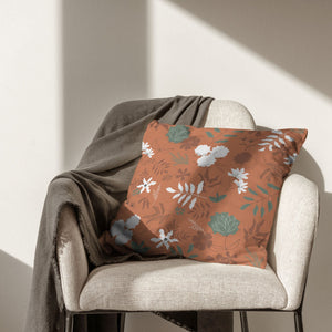 UNTAMED throw pillow (case only) in penny