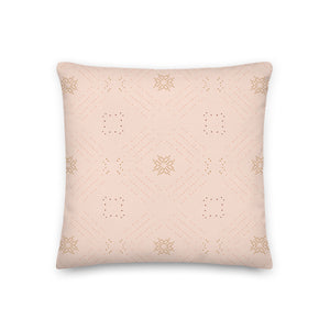 TRIBAL throw pillow in pink sand