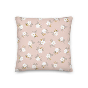 BLOSSOM throw pillow in blush