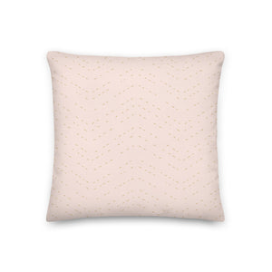 OVERLOOK throw pillow in blush