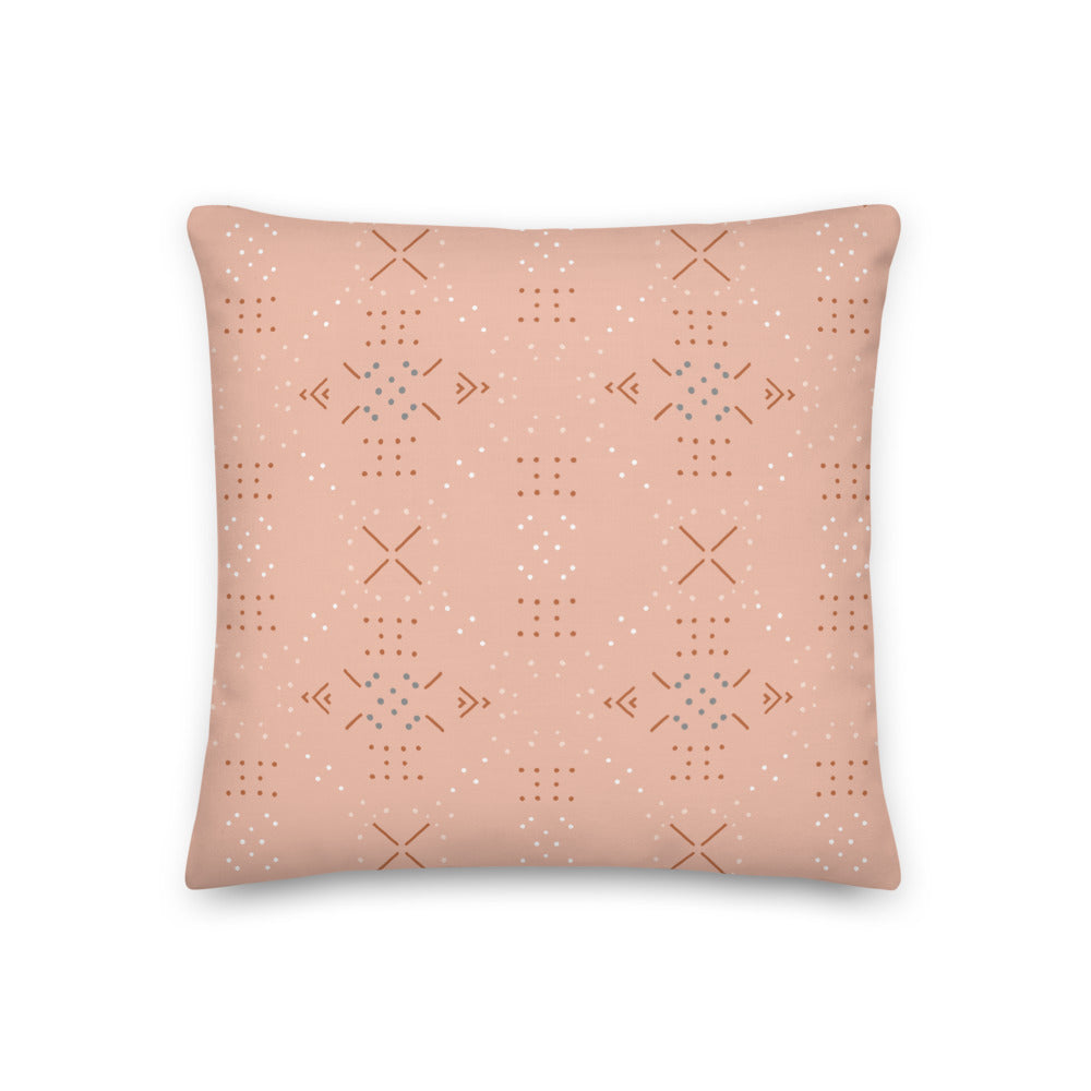 TOMAHAWK throw pillow in apricot