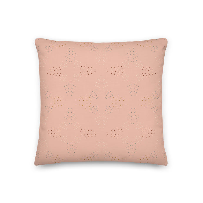 MORNING STAR throw pillow in apricot
