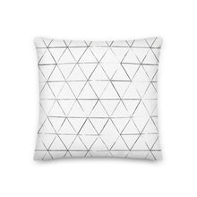 Load image into Gallery viewer, NATIVE throw pillow in black and white