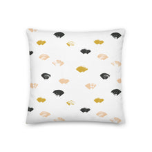 Load image into Gallery viewer, BAREFOOT throw pillow in goldenrod multi