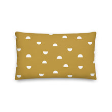 Load image into Gallery viewer, URBAN throw pillow in mustard