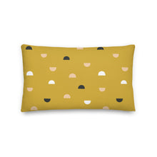 Load image into Gallery viewer, URBAN throw pillow in goldenrod