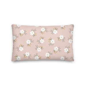 BLOSSOM throw pillow in blush