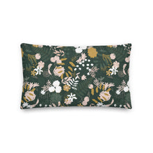 Load image into Gallery viewer, AFTER DUSK throw pillow in evergreen