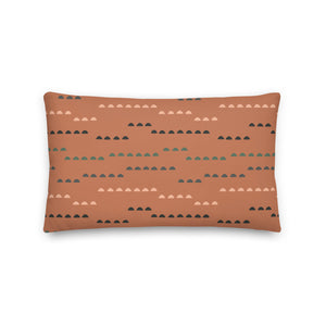 FOOTHILLS throw pillow in penny