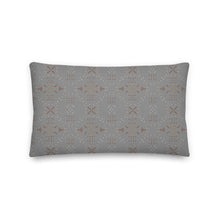 Load image into Gallery viewer, TOMAHAWK throw pillow in pewter