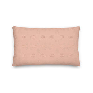 MORNING STAR throw pillow in apricot