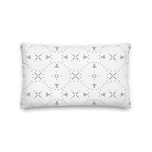 TOMAHAWK throw pillow in black and white