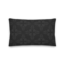 Load image into Gallery viewer, MORNING STAR throw pillow in onyx