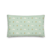 Load image into Gallery viewer, FREE SPIRIT throw pillow in mint
