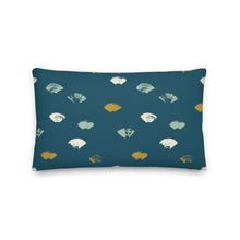 Load image into Gallery viewer, BAREFOOT throw pillow in turkish blue