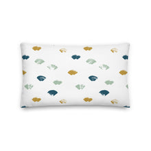 Load image into Gallery viewer, BAREFOOT throw pillow in mint multi