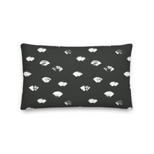 Load image into Gallery viewer, BAREFOOT throw pillow in charcoal