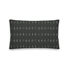 Load image into Gallery viewer, WANDERLUST throw pillow in charcoal