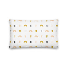 Load image into Gallery viewer, FREE SPIRIT throw pillow in goldenrod multi