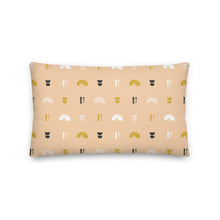 Load image into Gallery viewer, FREE SPIRIT throw pillow in peach