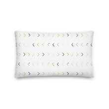 Load image into Gallery viewer, WANDERLUST throw pillow in goldenrod multi